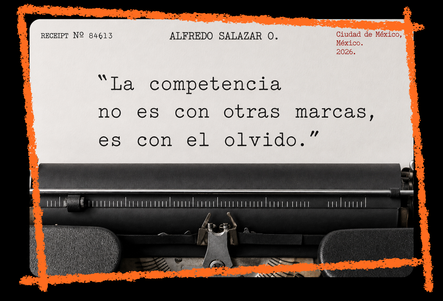 La competencia no es con otras marcas, es con el olvido